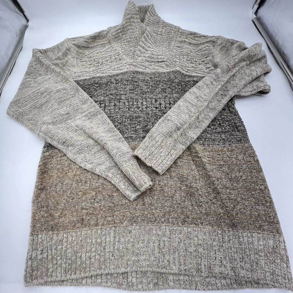 Park Slope NYC Shawl Collar Long Sleeve Knit Sweater Size XL